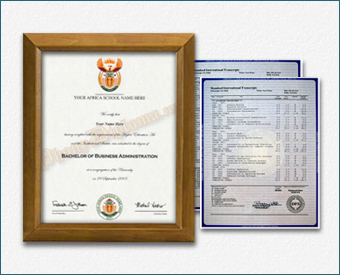 International College  Diploma and Transcripts, Africa Design Int Africa 1 D+T